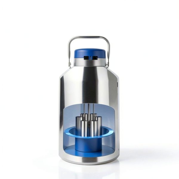 Liquid Nitrogen Container CGOLDENWALL 3L Dewar 6 Canisters Carry Bag-3